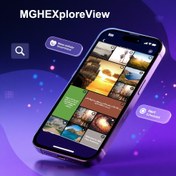 تصویر سورس MGHExploreView | ویو شبیه اکسپلور اینستاگرام در B4A 