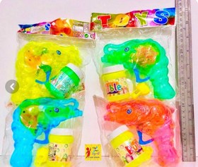 تصویر تفنگ حباب ساز طرح ماهی/پس کرایه 