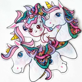 تصویر پک چهل گیس طرح یونیکورن 