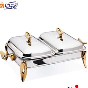 تصویر سوفله خوری یونیک مدل UN3851 دوخانه قایقی طلایی 