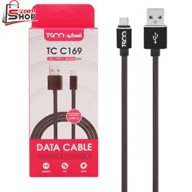 تصویر کابل تبدیل USB به USB-C تسکو مدل TC C169 طول 1 متر کابل تبدیل USB به USB-C USB to Type-C