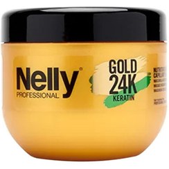 تصویر ماسک مو ترمیم کننده کراتینه نلی Nelly Gold 24K Keratin 