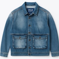 تصویر کت جین دو جیب مردانه 