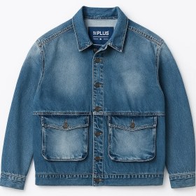 تصویر کت جین دو جیب مردانه 