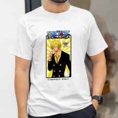 تصویر تیشرت طرح سانجی انیمه وان پیس کد ۴۰۵ 