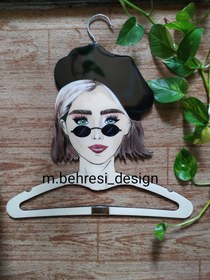 تصویر چوب لباسی زنانه مدل سایه - 588000 Women's hanger shade model