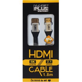 تصویر کابل 1.8 متری HDMI کی نت پلاس KP-CH21018 ا Knet Plus KP-CH21018 1.8m HDMI Cable Knet Plus KP-CH21018 1.8m HDMI Cable