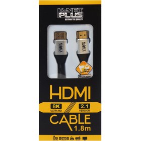 تصویر کابل 1.8 متری HDMI کی نت پلاس KP-CH21018 Knet Plus KP-CH21018 1.8m HDMI Cable