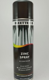 تصویر اسپری زینک مدل زیتکس حجم 500 میلی لیتر Zettex Zinc Spray Aluminum 500ml