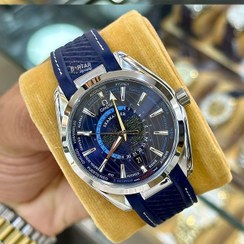 تصویر ساعت امگا مردانه اتوماتیک بند سلیکونی OMEGA WATCH 