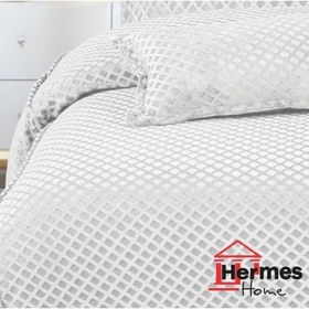 تصویر روتختی مخمل دونفره هرمس HERMES مدل: DIAMOND 001 