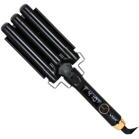 تصویر فر کننده و حالت دهنده مو مدل V-591 وی جی آر VGR Professional V591 Curling Iron Ceramic Triple Barrel Hair Styler