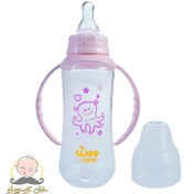 تصویر شیشه شیر دسته دار پروپیلن 270 میل سرشیشه کلاسیک برند وی کر wee care 