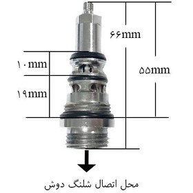 تصویر سوپاپ دوش نوع J قهرمان 