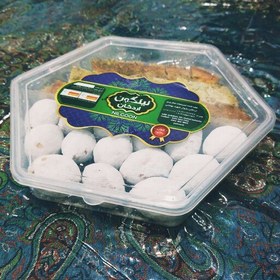 تصویر شیرینی مخلوط یزدی (قطاب باقلوا لوز) شش ضلعی 700 گرم 