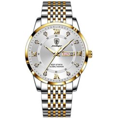 تصویر ساعت لاکچری مردانه پوداگار مدل ۸۳۶ - سفید طلایی ا Podagar luxury watch model 836 Podagar luxury watch model 836