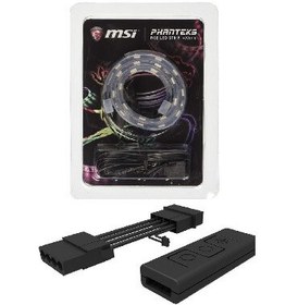 تصویر MSI Phanteks 400mm RGB LED Strip Bundle Cooler Master C10L RGB Controller 