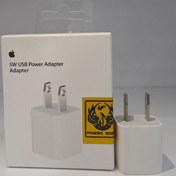 تصویر کلگی ایفون 5w - سفید 5W USB Power Adapter