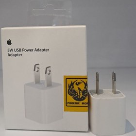 تصویر کلگی ایفون 5w - سفید 5W USB Power Adapter