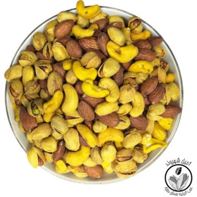 تصویر آجیل مخلوط سه مغز شور - زعفرانی درجه 1 - 1000 گرم Nuts