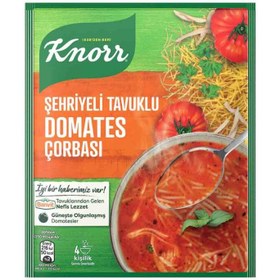 تصویر سوپ آماده کنور KNORR SEHRIYELI TAVUKLU سوپ رشته فرنگی و گوجه فرنگی 67 گرم 