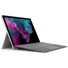 تصویر تبلت مایکروسافت مدل Surface Pro 6 - QMW به همراه کیبورد Black Type Cover 