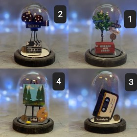 تصویر گوی شیشه ای _کد ۱۰۶۵ - طرح 