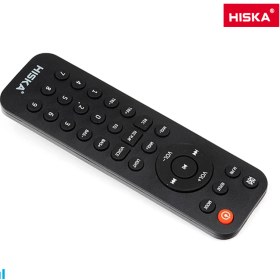 تصویر اسپیکر چمدانی بی سیم قابل حمل Hiska مدل Party Box 1017 همراه ریموت کنترل Hiska Party Box 1017 Wireless Speaker