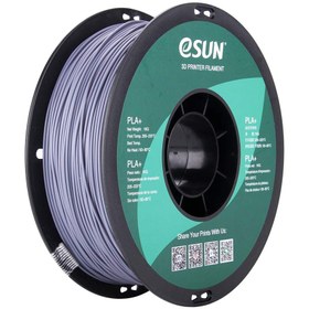 تصویر فیلامنت +PLA خاکستری 1.75 میلیمتر یک کیلوگرمی ایسان (eSUN) ESUN grey pla+ 3D printer filament