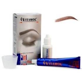 تصویر کیت رنگ ابرو BG ویتامول Eyebrow Color Kit BG