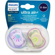 تصویر پستانک ارتودنسی اونت مدل UltraAir 0 تا ۶ ماه دو عددی 