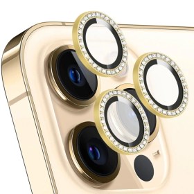 تصویر محافظ لنز دوربین نگین دار مدل رینگی مناسب برای گوشی موبایل اپل iPhone 14Pro/14ProMax 