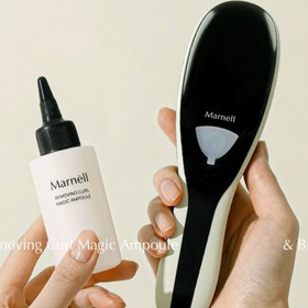 تصویر برس درمان تخصصی ساقه مو + آمپول ۵۰میل Removing Curl Magic Ampoule & Brush