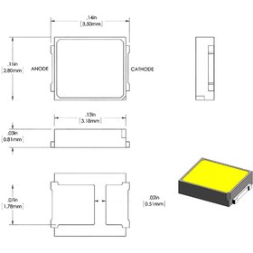 تصویر چیپ LED SMD 2835 