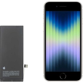 تصویر باتری اورجینال گوشی اپل مدل iPhone SE 2022 A2819 Original Apple A2819 Battery for iPhone SE 2022