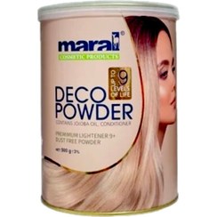 تصویر پودر دکلره سفید مارال حاوی روغن جوجوبا وزن ۵۰۰ گرم - پیمانه ای 
