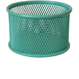 تصویر نگهدارنده گیره مدل توری رنگی - سفید چرمی 