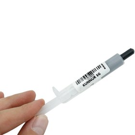 تصویر خمیر سیلیکون مشکی سرنگی kannur thermal grease 10 cc 