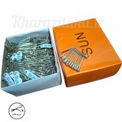 تصویر سنجاق قفلی درجه یک SUN سایز1بسته ی 864عددی بسته 12عددی