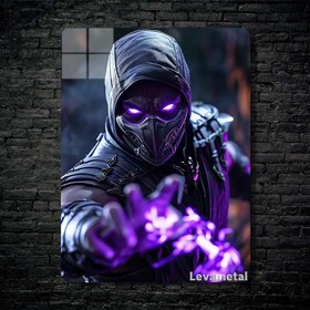 تصویر متال پوستر نوب سایبوت Noob Saibot از بازی مورتال کمبت Mortal Kombat با کد A-165 