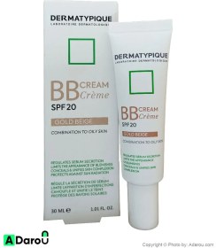 تصویر بی بی کرم رنگ رز بژ درماتیپیک SPF20 Dermatypique Rose Beige BB Cream SPF20