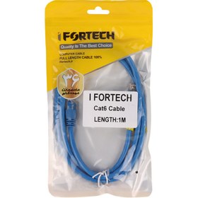 تصویر کابل شبکه Ifortech Cat6 1m Ifortech Cat6 1m LAN CABLE