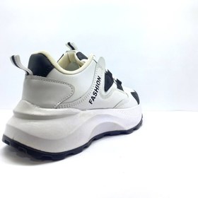 تصویر فاشیون لژدار سفید مشکی 