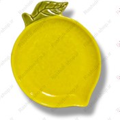 تصویر ظرف پذیرایی چینی طرح میوه بنیکو مدل لیمو - تخت 