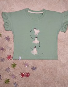 تصویر تیشرت دخترانه بالرین 