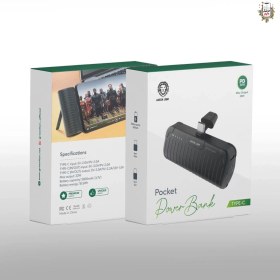 تصویر پاوربانک جیبی گرین لاین Green Lion Pocket Power Bank پاوربانک گرین‌لاین مدل Green Lion Pocket Power Bank مشکی