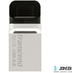 تصویر فلش مموری ترنسند جت فلش 880 ظرفیت 32 گیگابایت ا JetFlash 880 USB 3.0 OTG Flash Memory 32GB JetFlash 880 USB 3.0 OTG Flash Memory 32GB