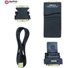 تصویر تبدیل تصویر USB به HDMI VGA DVI فرانت مدل FN-U2D102 رزولوشن 2048*1152 