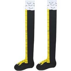 تصویر جوراب بلند پای مرغ مشکی کد PH527 