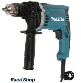 تصویر دریل برقی چکشی ماکیتا 710 وات 3200 دور پک کامل Makita HP1630 Makita HP1630 Hammer Drill 3200RPM 710w